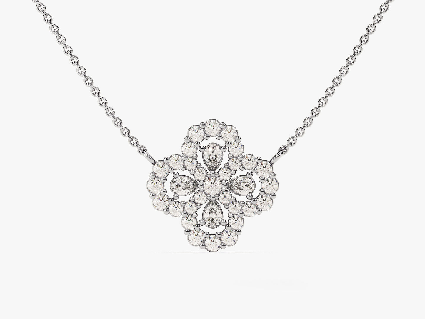 Floral Cluster Necklace