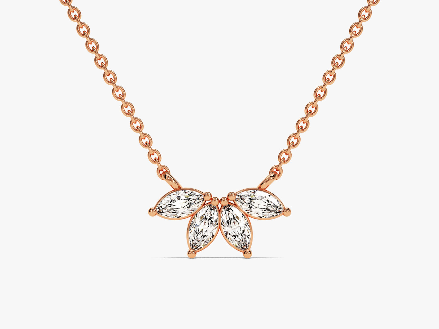 Marquise Crown Necklace