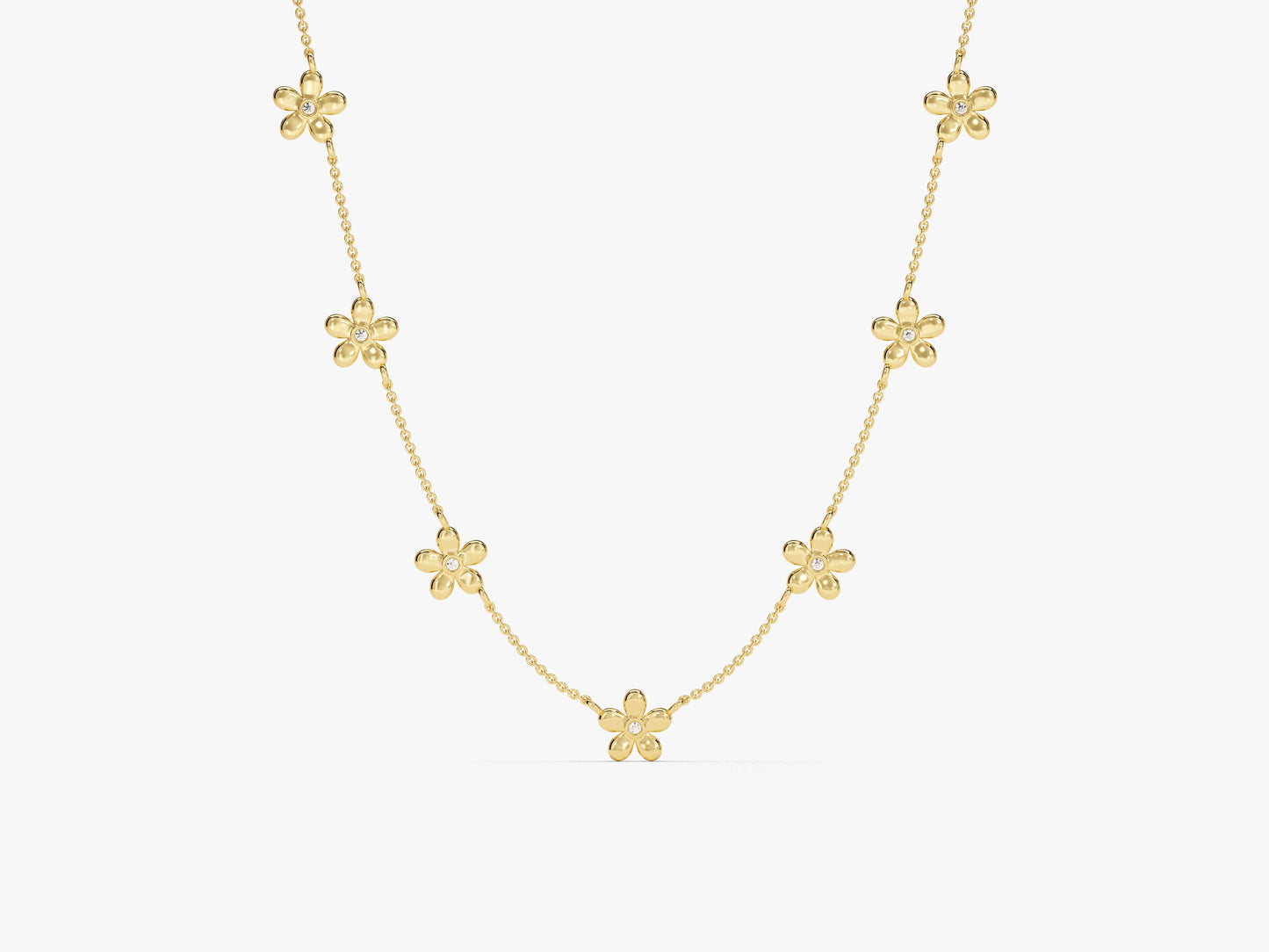 Flower Station Necklace