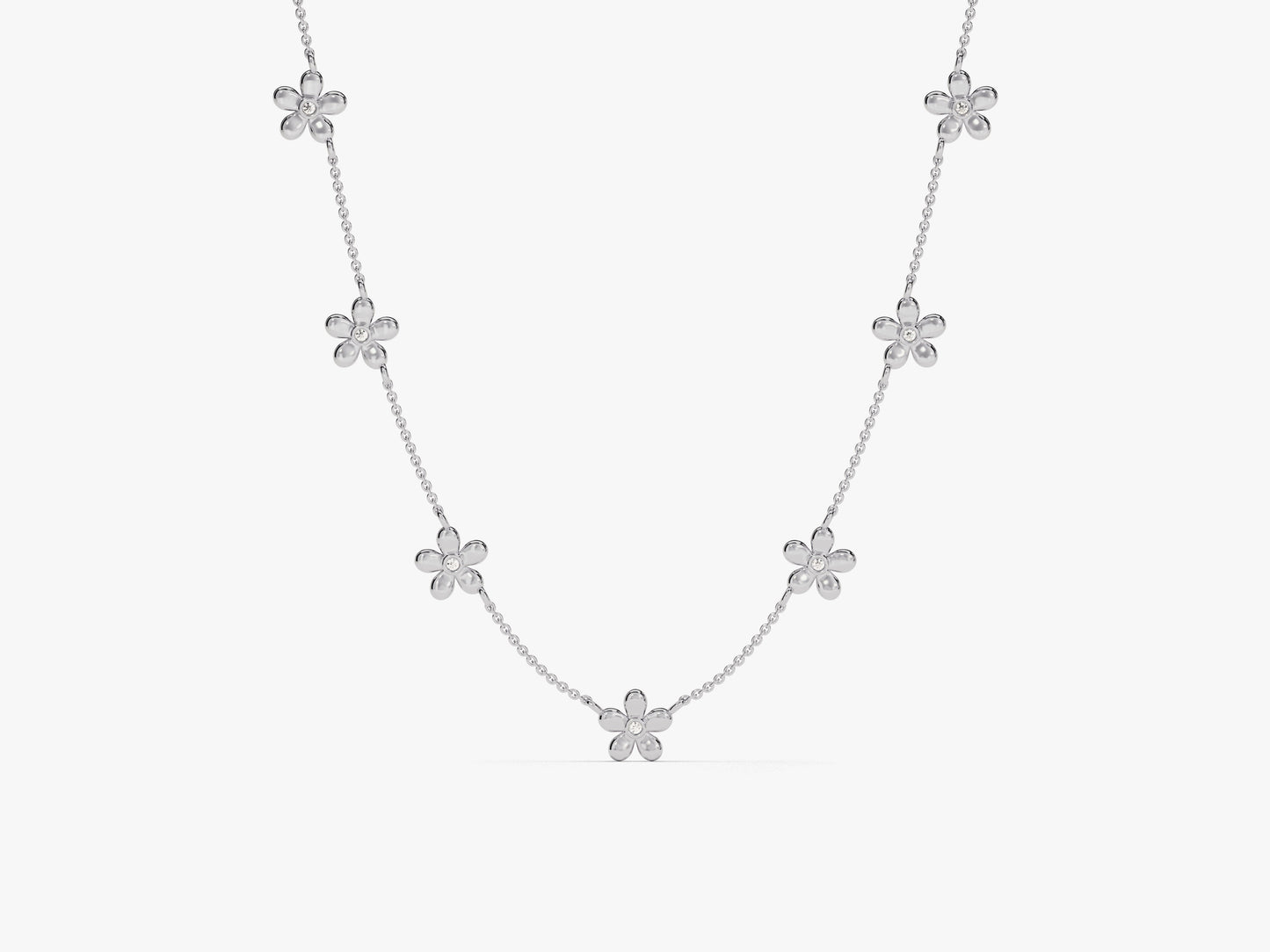 Flower Station Necklace