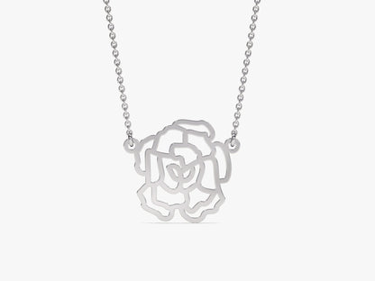 Plain Birthflower Necklace