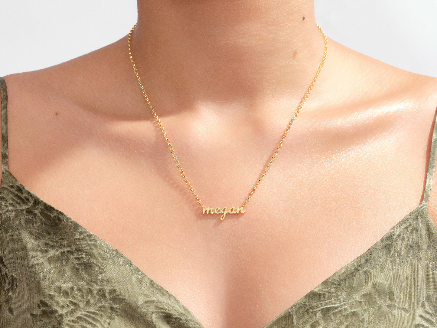 Personalized Paperclip Name Necklace
