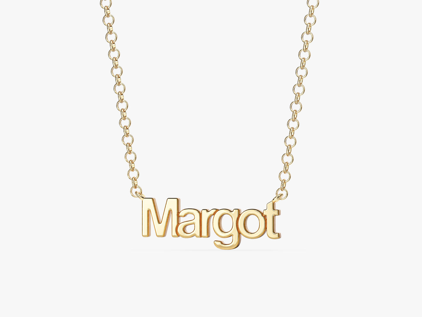 Personalized Rolo Name Necklace