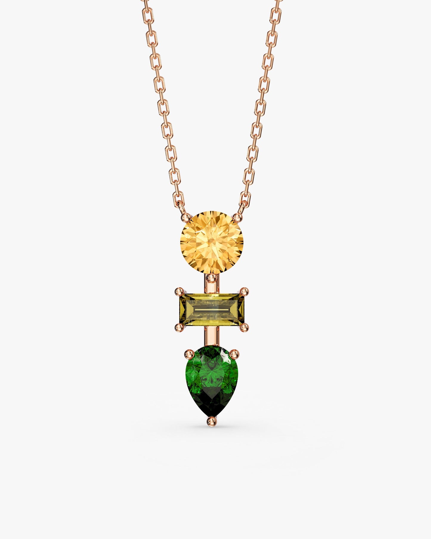 Trio Birthstone Necklace