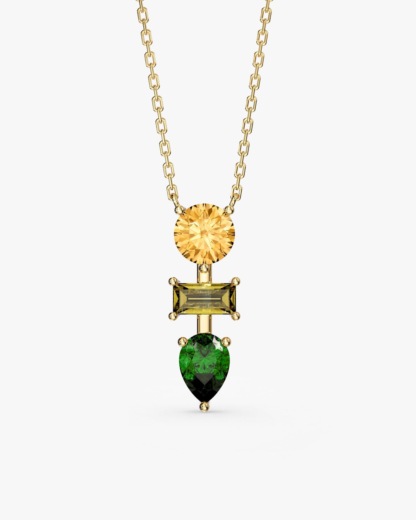 Trio Birthstone Necklace