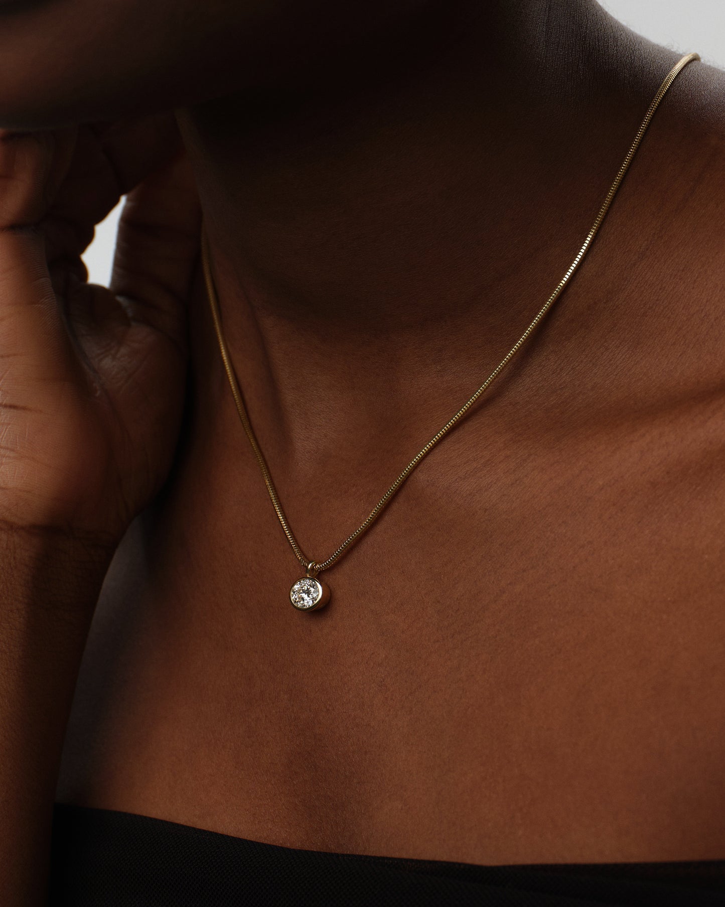 Solo Birthstone Charm Necklace