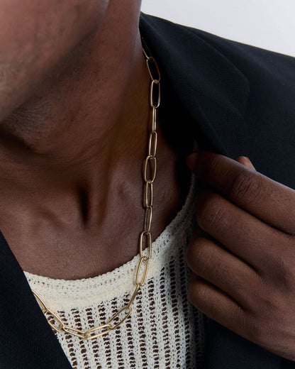 Bold Paper Clip Chain Necklace - Chain Jewelry