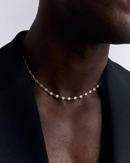Multi Stone Necklace - 18k Gold Vermeil