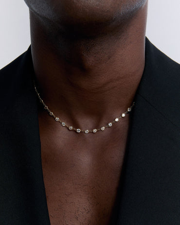 Multi Stone Necklace - 18k Gold Vermeil