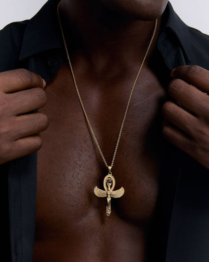 Isis Pendant, Egyptian Goddess Necklace - Mystic Jewelry