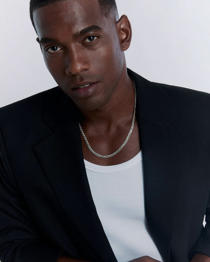 Men Chain Necklace - 925k Sterling Silver