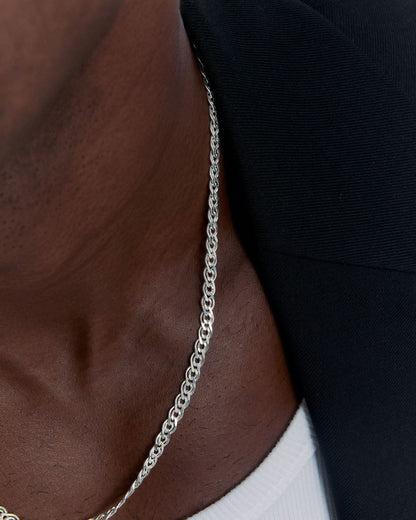 Men Chain Necklace - 925k Sterling Silver