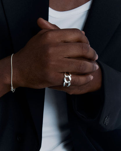 Creative Personality Hollow Ring - 925k Sterling Silver