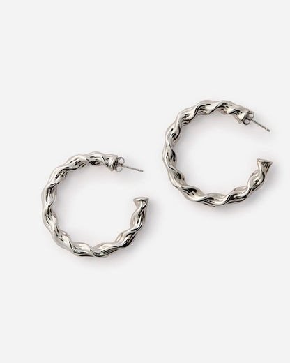Spiral Hoop Earrings - Hoop Earrings Jewelry