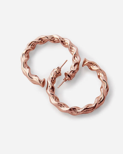 Spiral Hoop Earrings - Hoop Earrings Jewelry