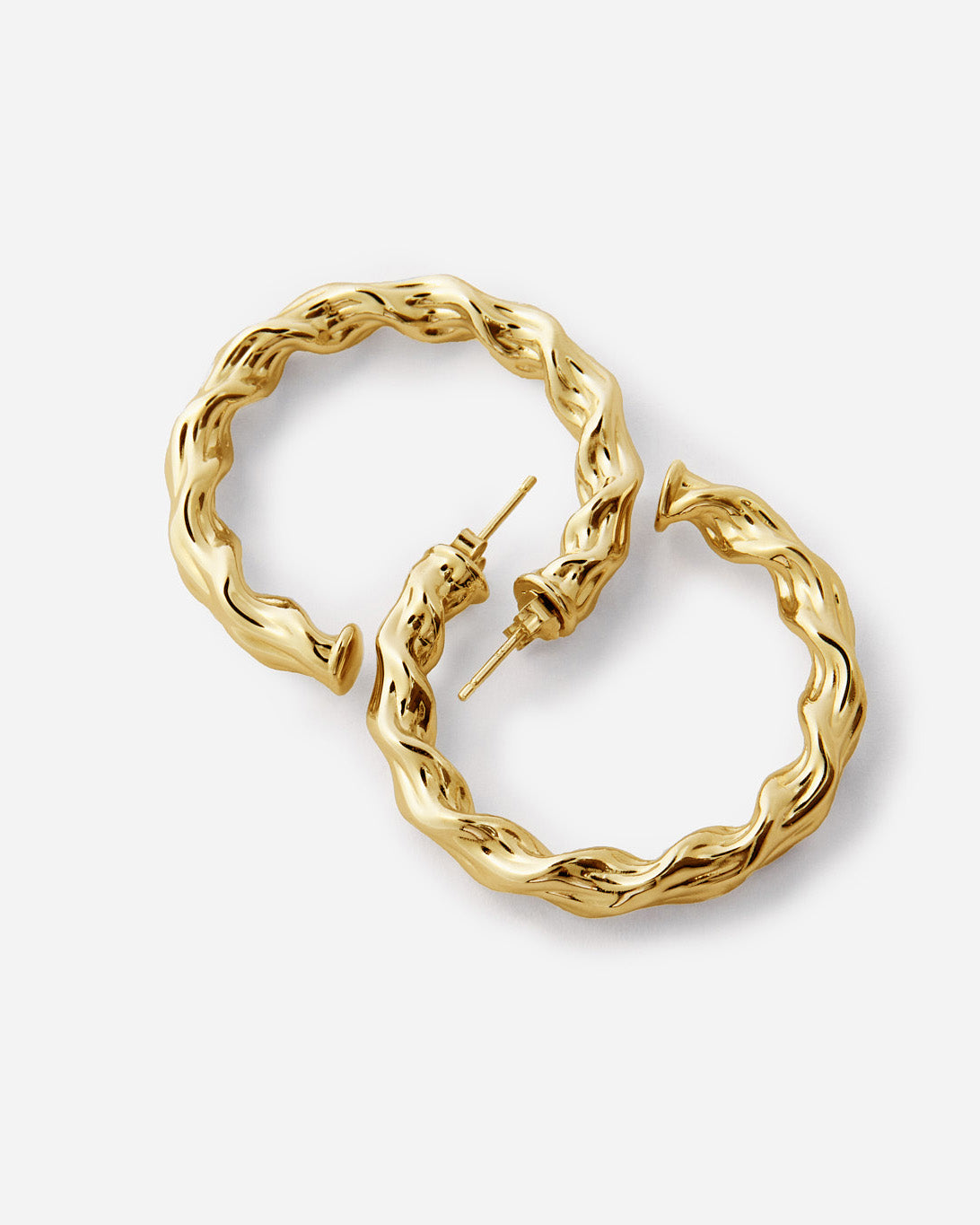 Spiral Hoop Earrings - Hoop Earrings Jewelry