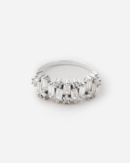 Elegant Baguette-Cut Diamond Ring - Baguette Jewelry