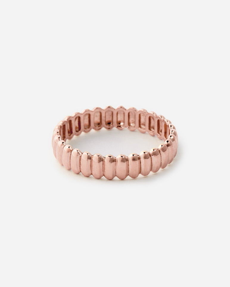 Charlotte Ring Thin Ring - Rose Gold Vermeil