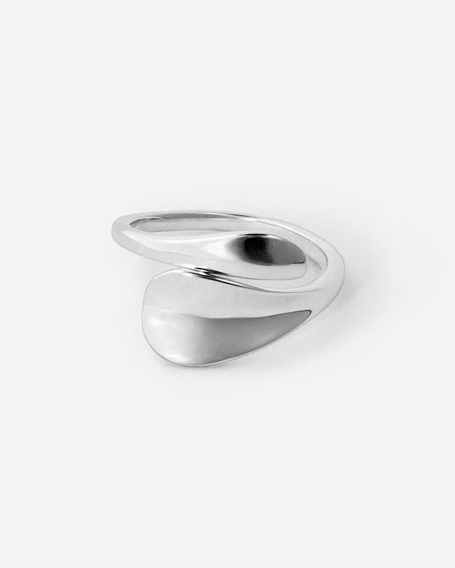 Organic Wrap Ring - Minimalist Modern Design