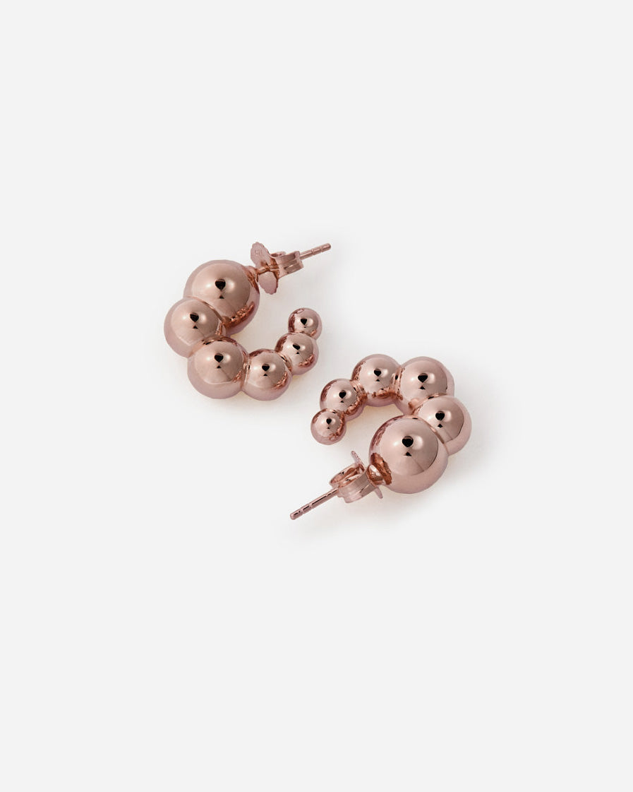 Bubble Glam Hoop Earrings  - Hoop Earring Jewelry