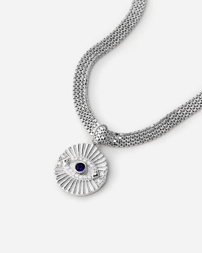 Bold Protection with Eye Charm Guardian Necklace - Protection Jewelry