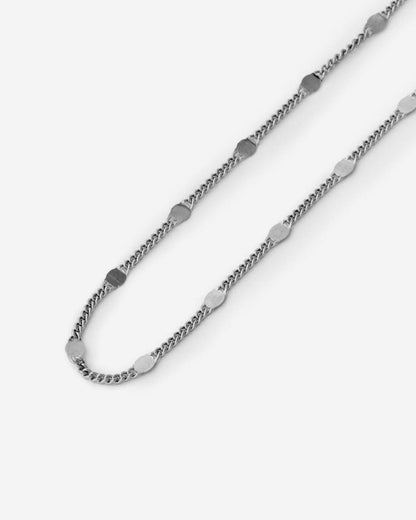 Modern Geometric Curb Chain Necklace - Chan Jewelry
