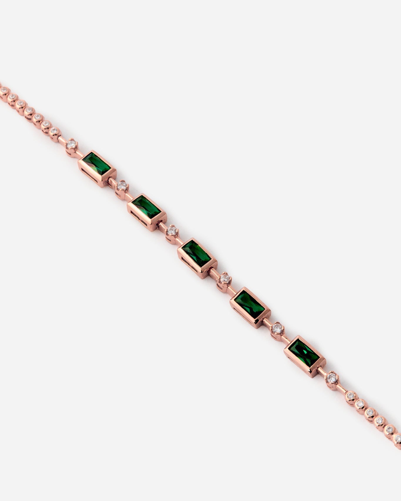 Emerald Accents Tennis Bracelet - Tennis Jewelry