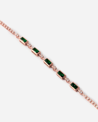 Emerald Accents Tennis Bracelet - Tennis Jewelry