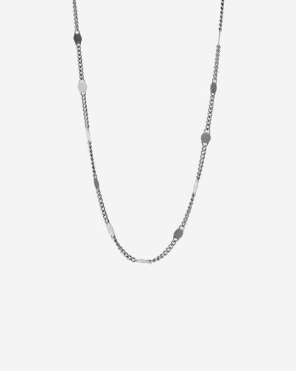 Modern Geometric Curb Chain Necklace - Chan Jewelry