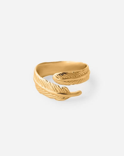 Dainty Leaf Ring - Everyday Jewelry