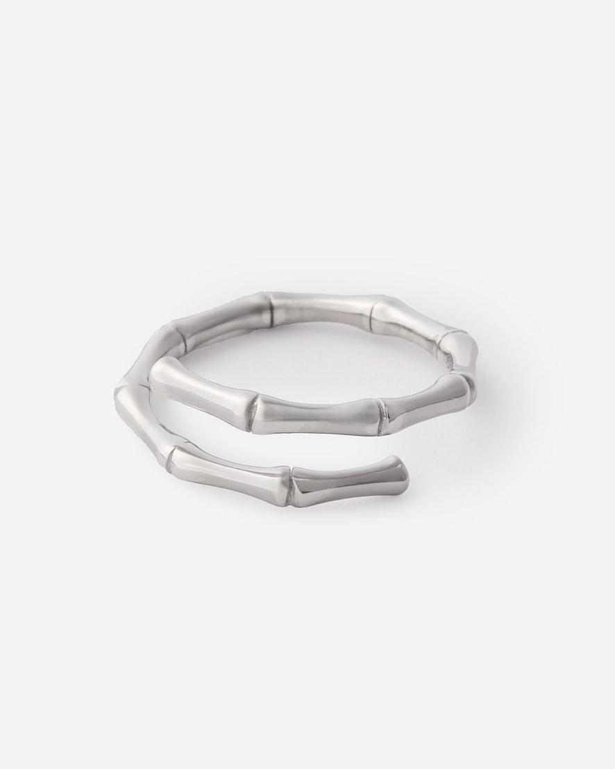 Open Men Ring with 2 Branches - 925k Sterling Silver