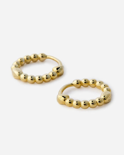 Twisted Detail Hoop Earrings - Dainty Earrings