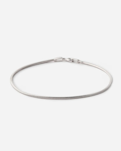 Thin Italian Flat Chain Bracelet - Chain Jewelry