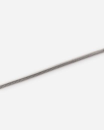 Italian Flat Chain Bracelet - 925k Sterling Silver