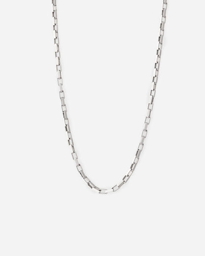 Silver Mini Paper Clip Necklace - Chain Jewelry