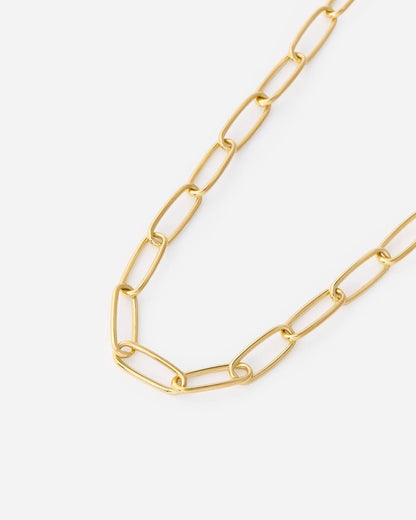 Bold Paper Clip Chain Necklace - Chain Jewelry