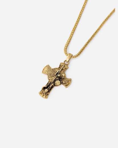 Archangel Necklace Trendy Jewelry Charm Pendant - 925k Sterling Silver