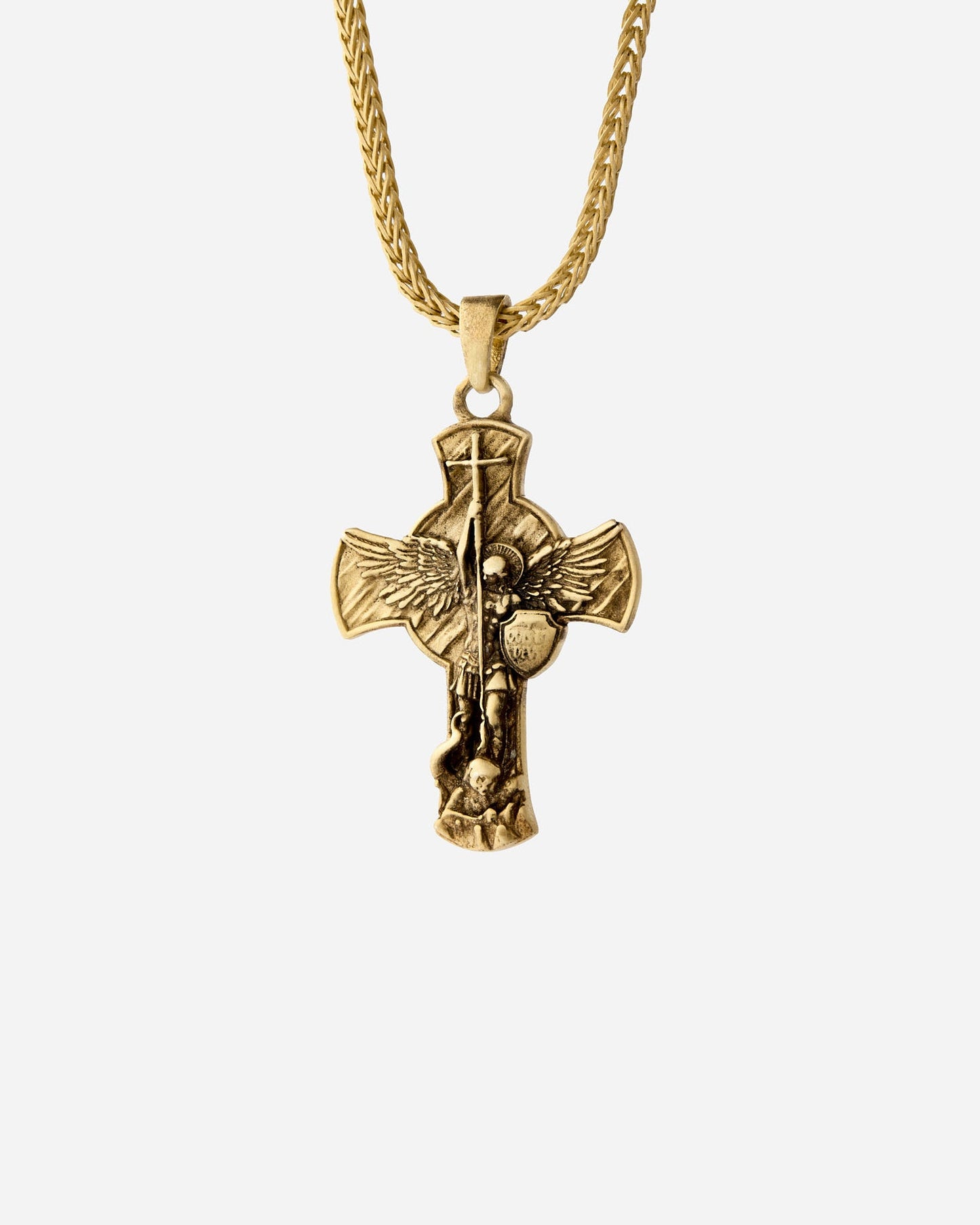 Archangel Necklace Trendy Jewelry Charm Pendant - 925k Sterling Silver