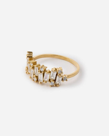 Elegant Baguette-Cut Diamond Ring - Baguette Jewelry
