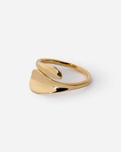 Organic Wrap Ring - Minimalist Modern Design