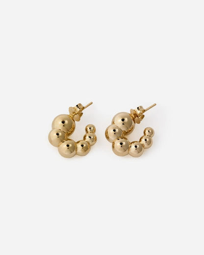 Bubble Glam Hoop Earrings  - Hoop Earring Jewelry