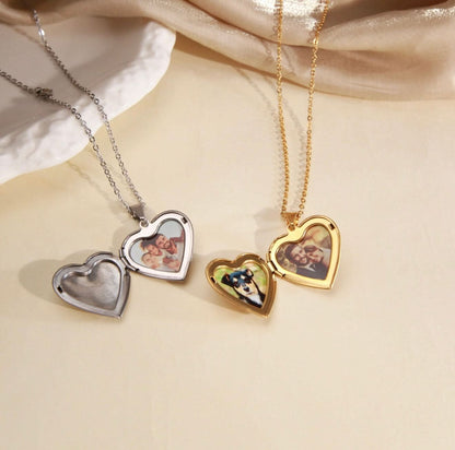The Heart Locket Necklace by Jewelry Handcrafts