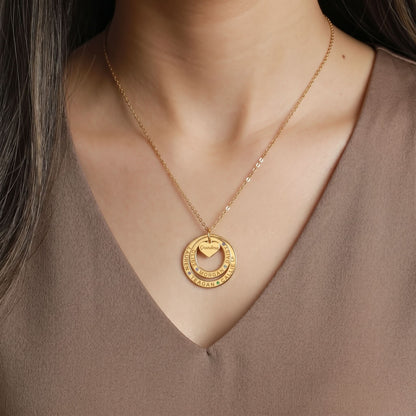 JWH personalized birthstone Necklace