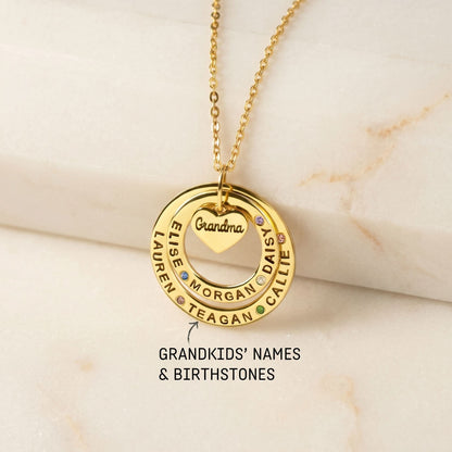 JWH personalized birthstone Necklace