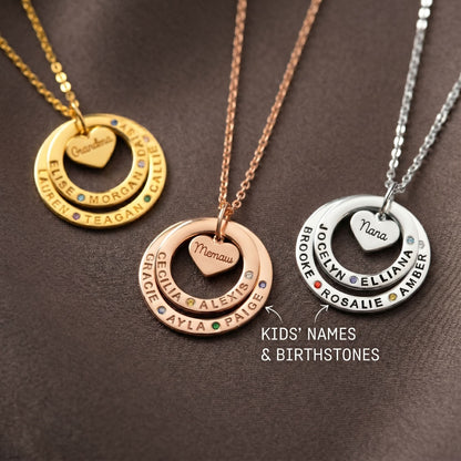 JWH personalized birthstone Necklace