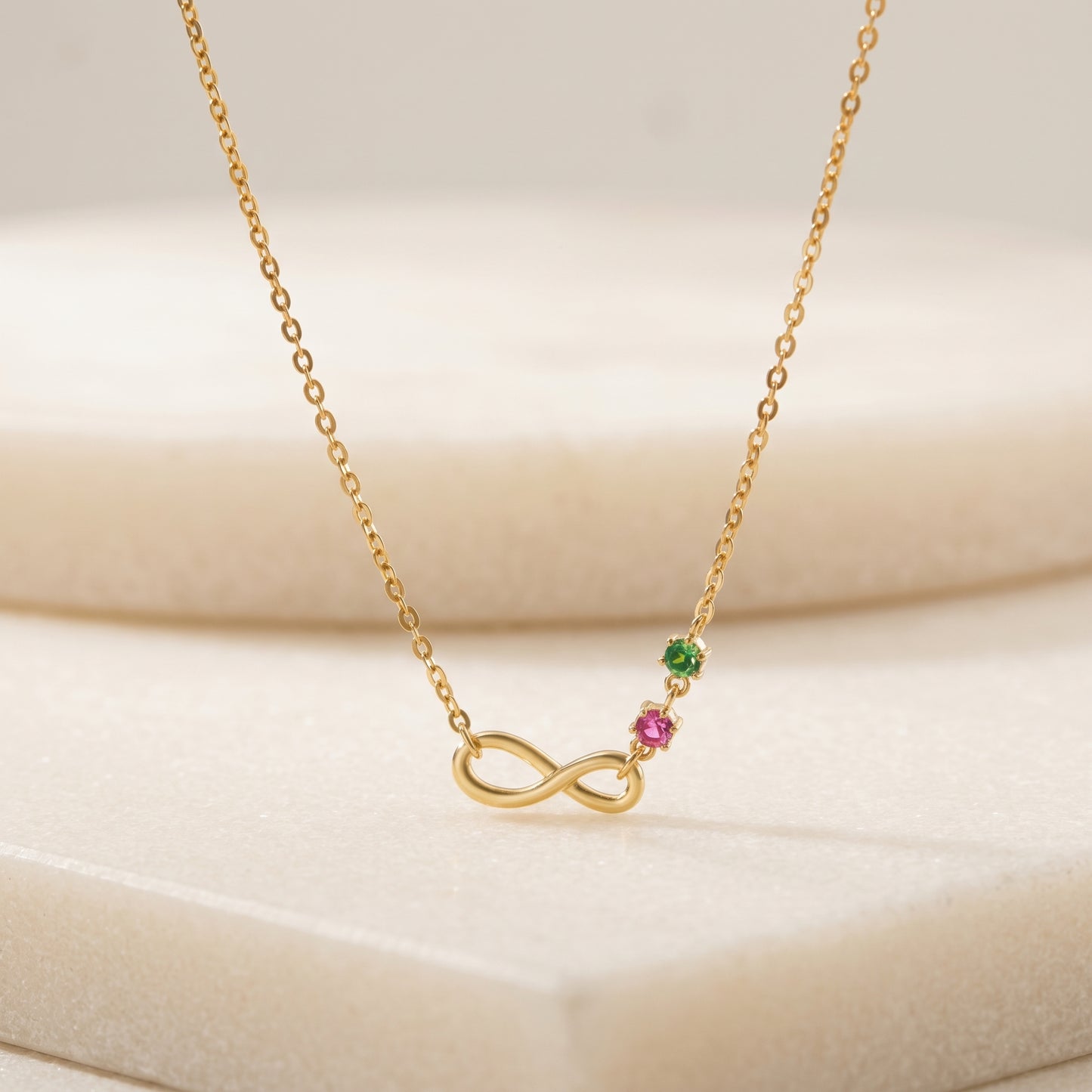 JWH personalized birthstone Necklace