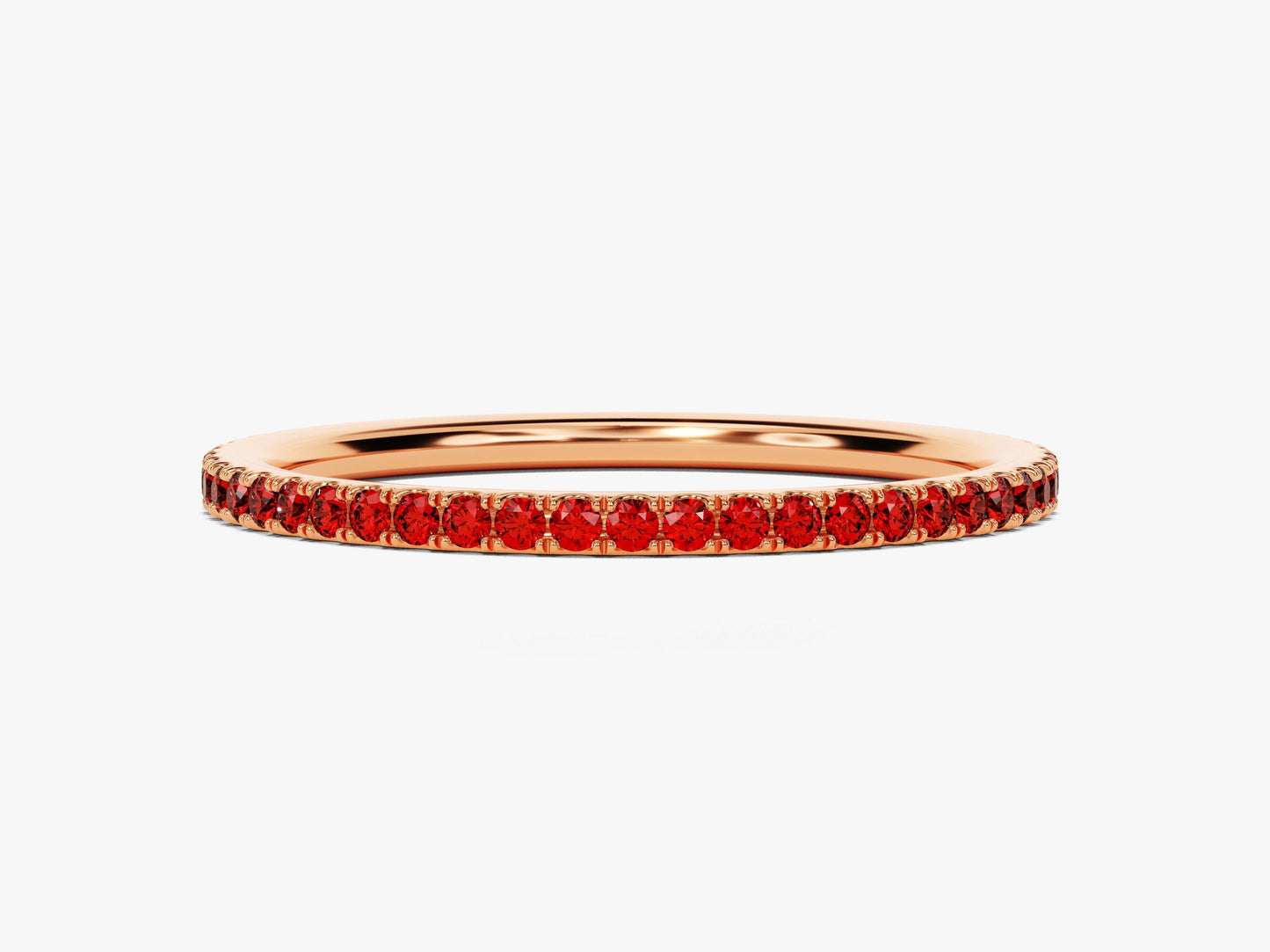 Grandma's Eternity Birthstone Ring in 14k Solid Gold