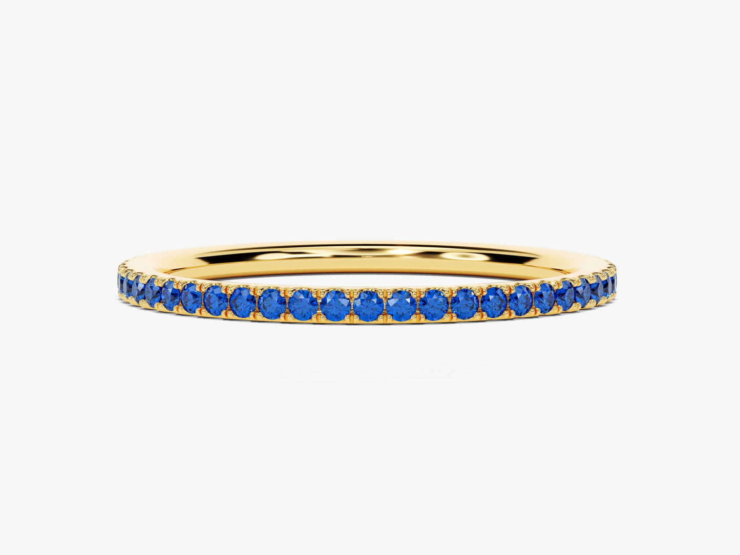 Grandma's Eternity Birthstone Ring in 14k Solid Gold