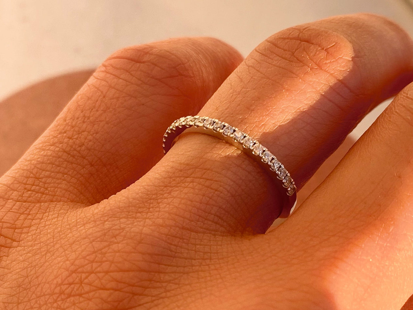 4-Prong Half Eternity Wedding Band (0.21 CT TW)