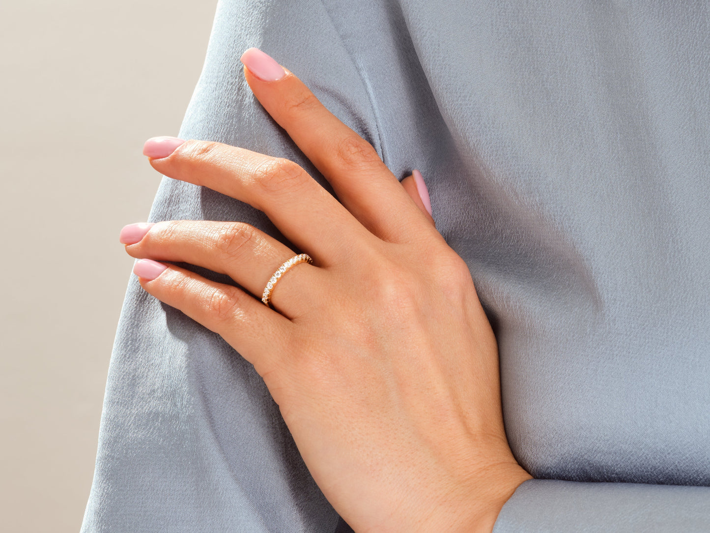 Stella Half Eternity Wedding Band (0.45 CT TW)